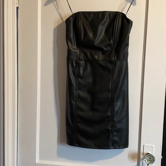 Dynamite faux leather dress - Picture 3 of 4